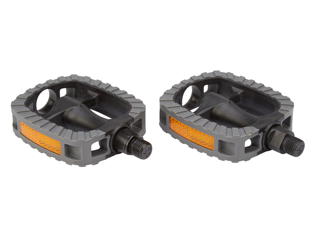 Vp Pedaler Til City Bike   Sort Med Gummi Og Reflekser fra Diverse