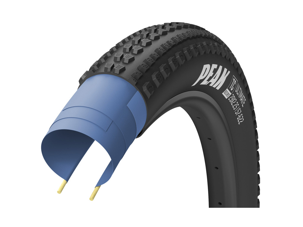 Peak Ultimate Tlc   Gravel Foldedæk   700x35c   Sort fra Goodyear