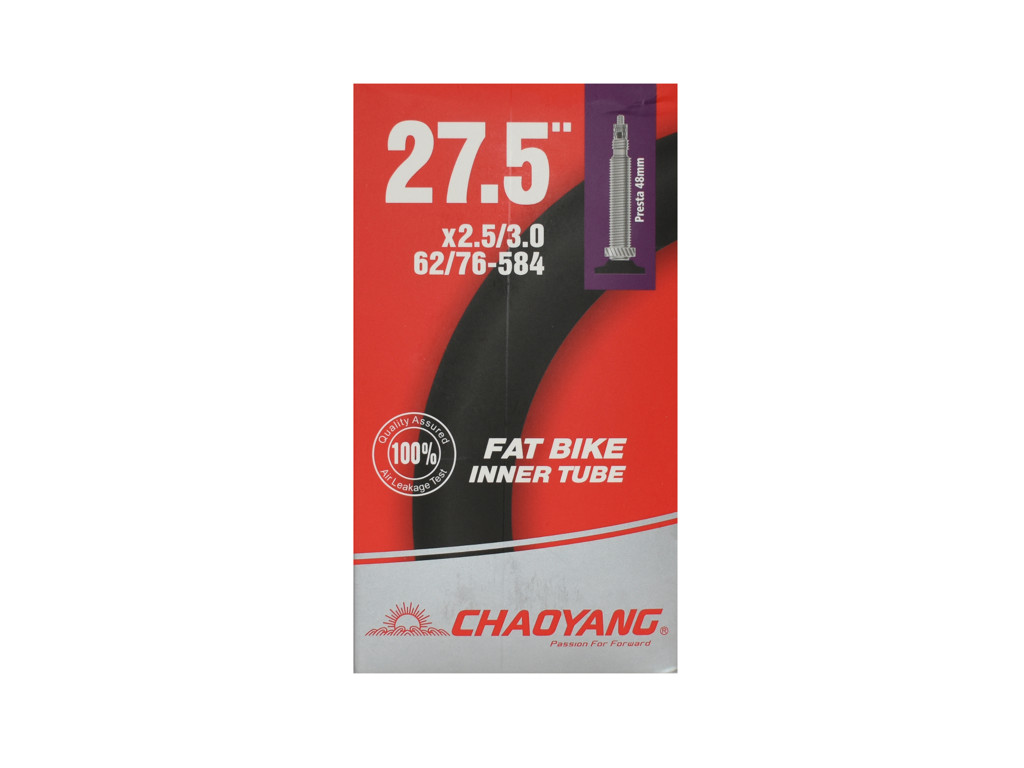 Slange 27.5 X 2.50 3.0 Med 48mm Lang Racerventil fra Chaoyang