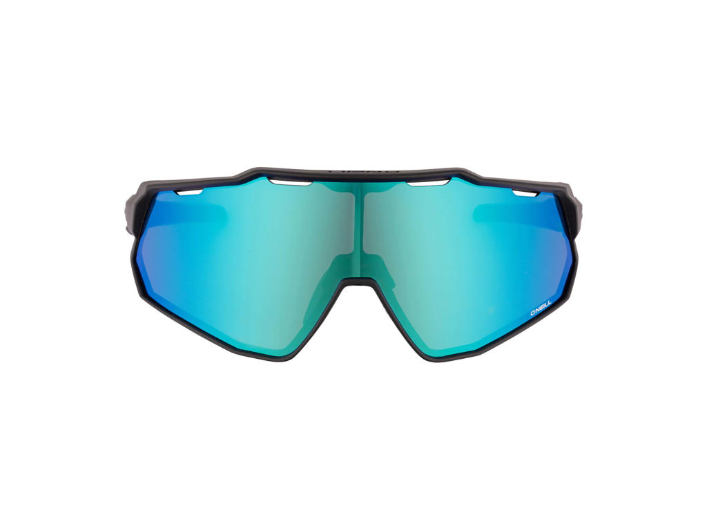 Oâ´neill 9040 Cykelbrille   Hydrofobisk Blå Mirror Linse   Mat Sort fra O'neill