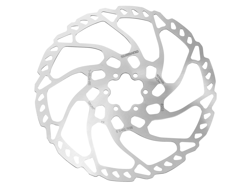 Lx Deore   Rotor For Skivebremser 203mm 6 Bolt fra Shimano