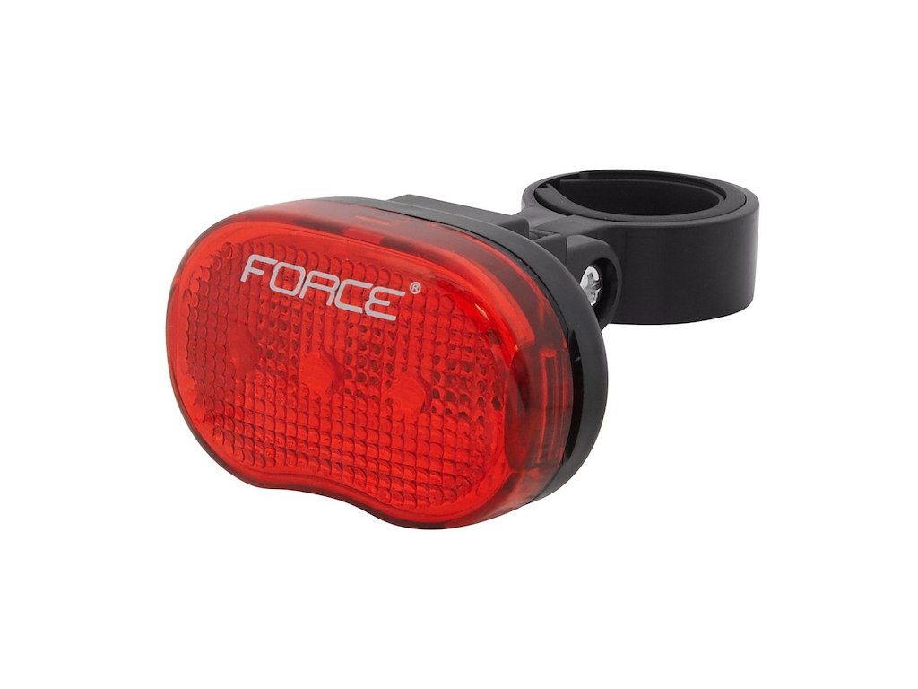Oval Baglygte Med 3 Dioder fra Force