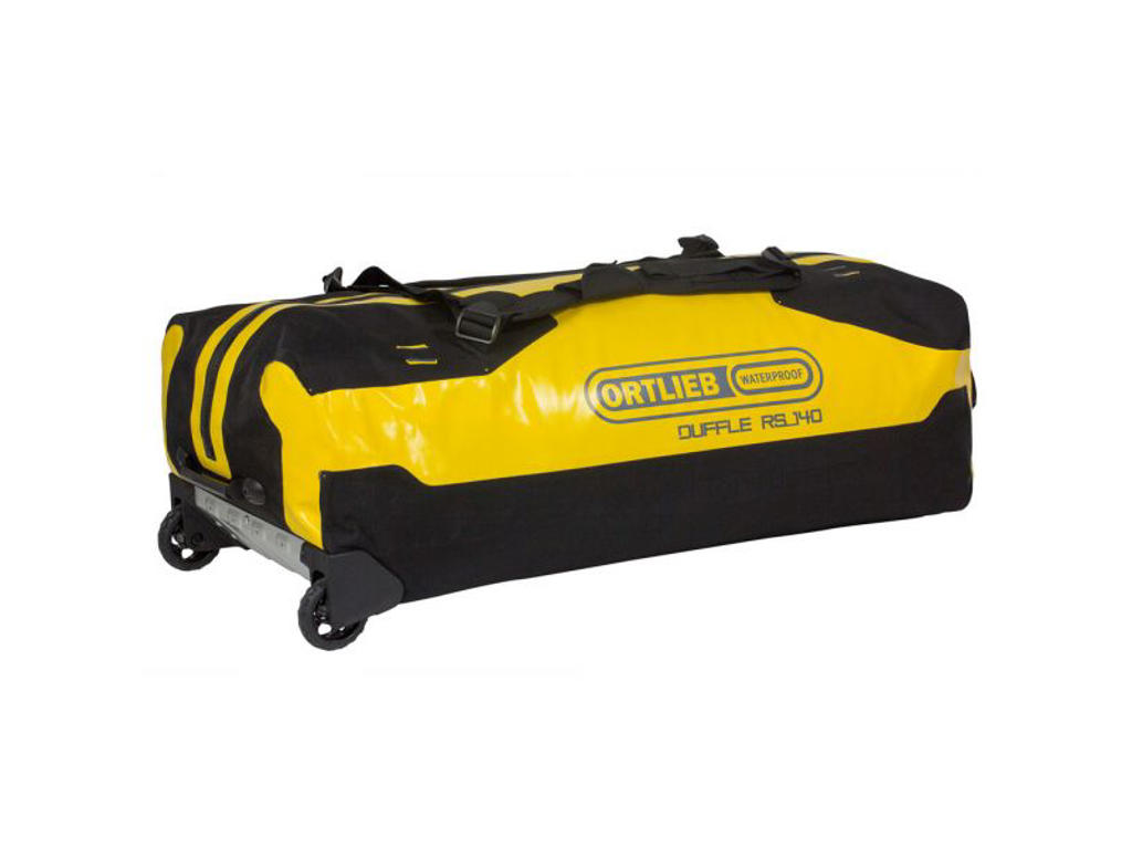 Duffle Rs   Rejsetaske M. Hjul   Gul Sort   140 Liter fra Ortlieb