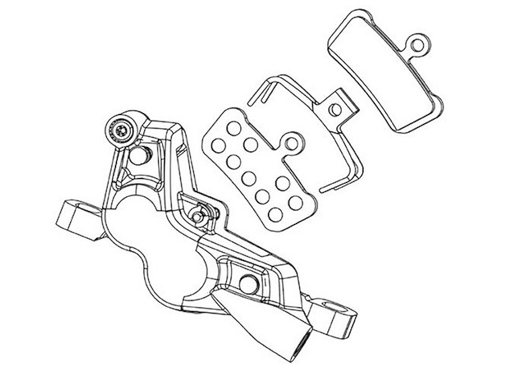 Rival Axs E1 Reservedelskit Til Hydraulisk Bremsekaliber fra Sram