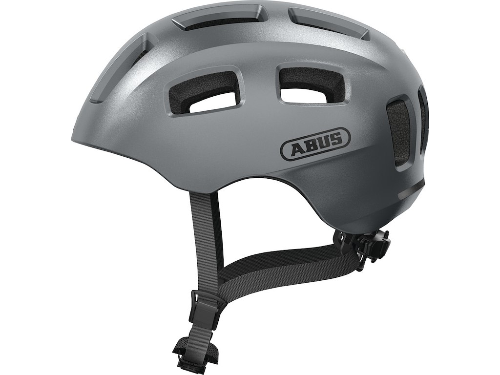 Youn I 2.0   Cykelhjelm   Graphite Silver   Str. S   48 54 Cm fra Abus