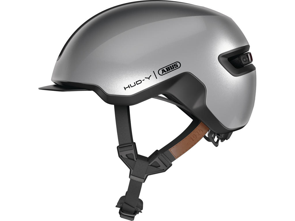 Hud Y   Cykelhjelm   Str. 57 61 Cm   Gleam Silver fra Abus