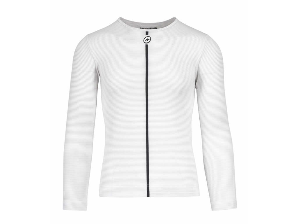 Summer Ls Skin Layer   Cykeltrøje L æ   Holy White   Str. 0 fra Assos