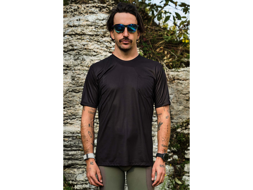 Gravel Cargo T Shirt   Sort   Str. M fra Giordana