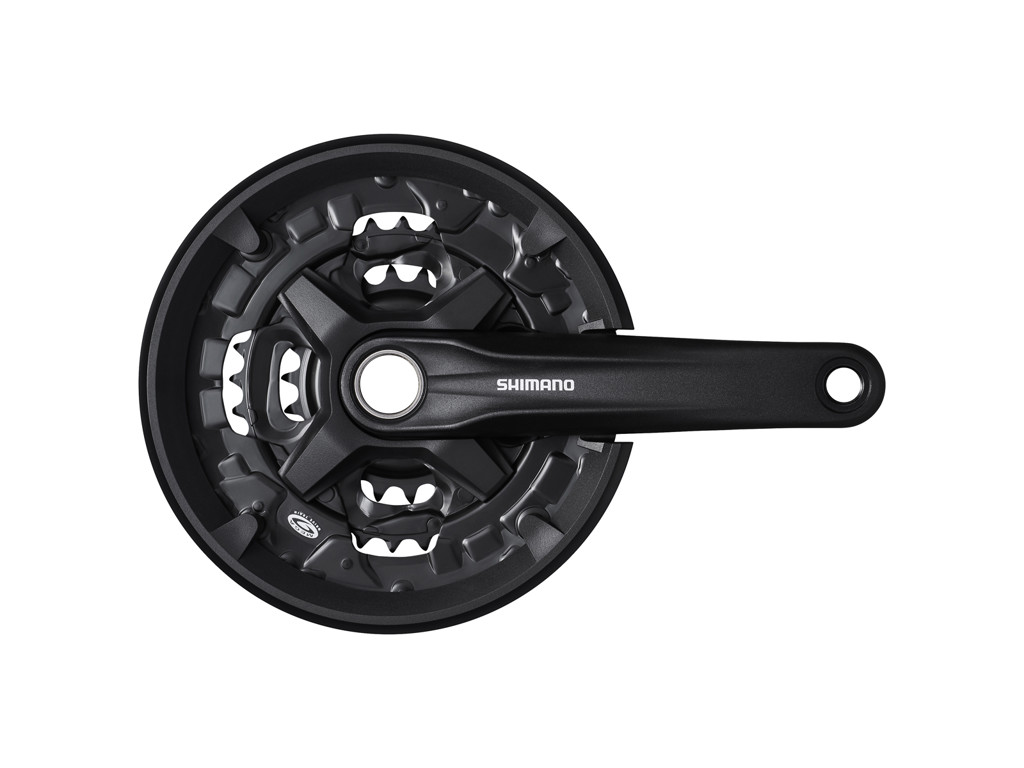 Fc Mt210 3   Kranksæt Til 3 X 9 Gear   44 32 22 Tands   170mm   Med Chain Guard fra Shimano