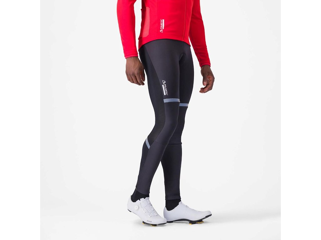 Polare 4 Bibtights   Cykelbukser M Pude   Sort   Xl fra Castelli