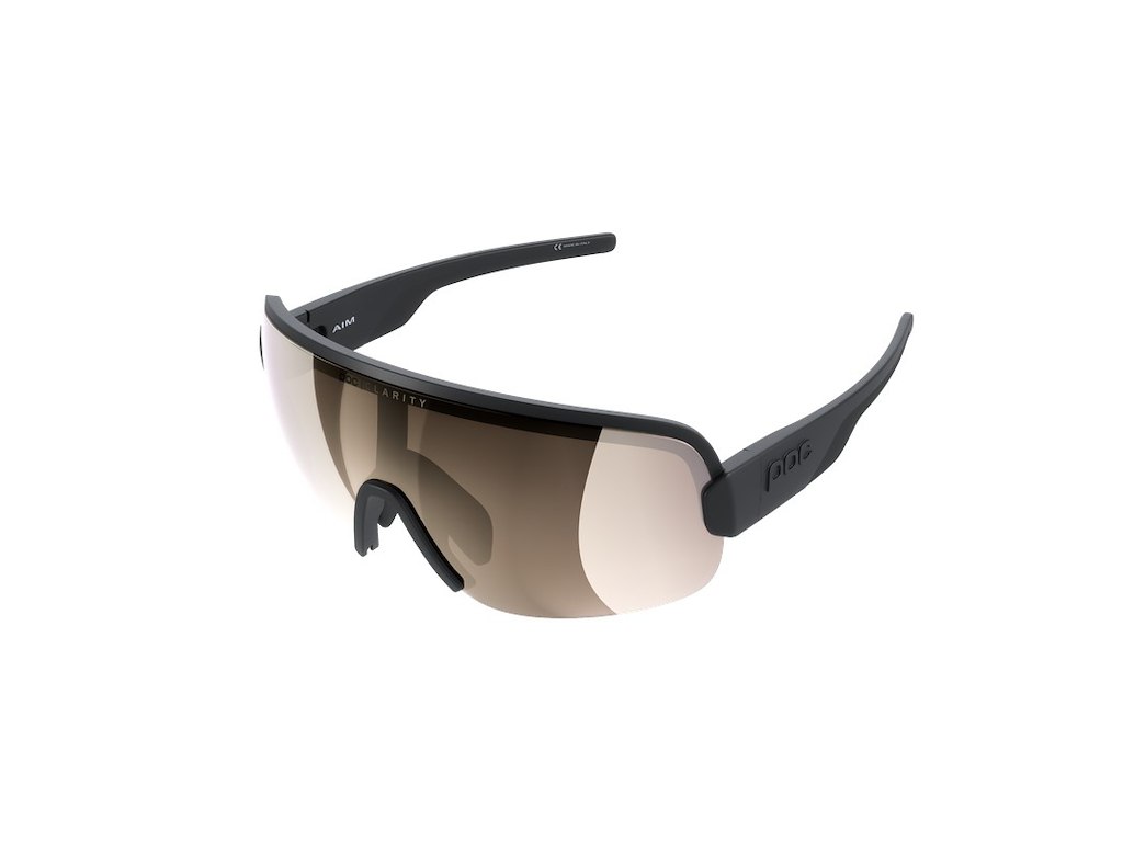 Aim Cykelbriller   Black Clarity Road Sunny Silver fra Poc