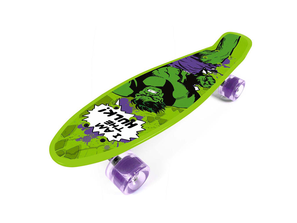 Hulk   Penny Board   Grøn   Fra 6 år fra Seven