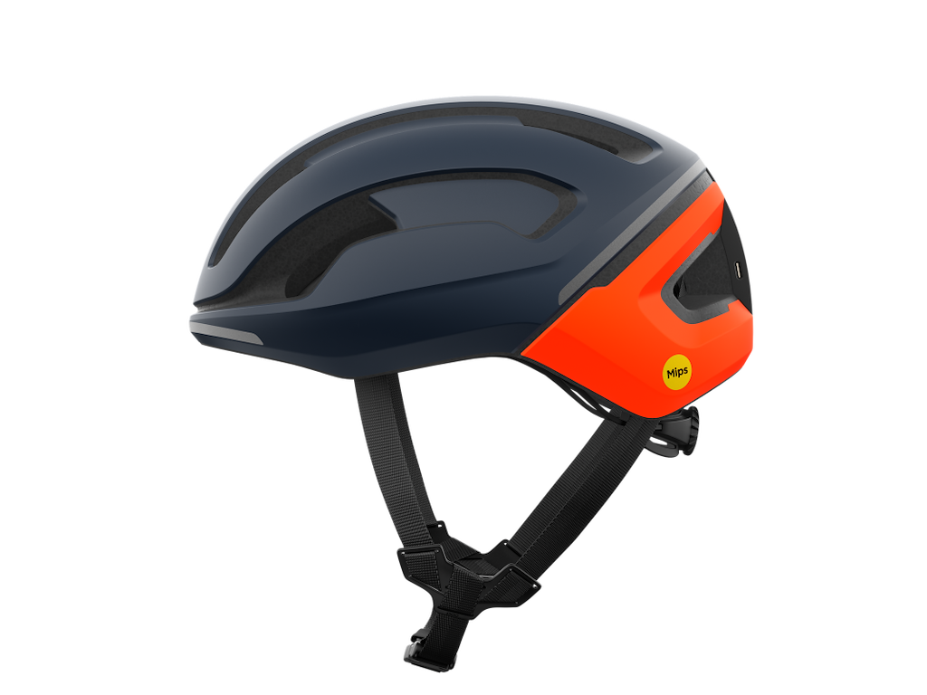 Omne Beacon Mips Cykelhjelm   Navy Orange   Str. 54 59 Cm fra Poc