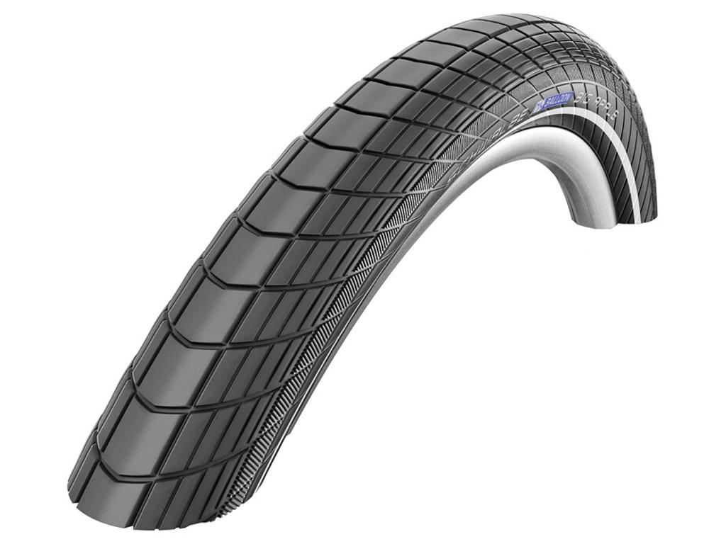 Big Apple   Race Guard Tråddæk   26x2,15 (55 559)   Sort Refleks   E 25 fra Schwalbe