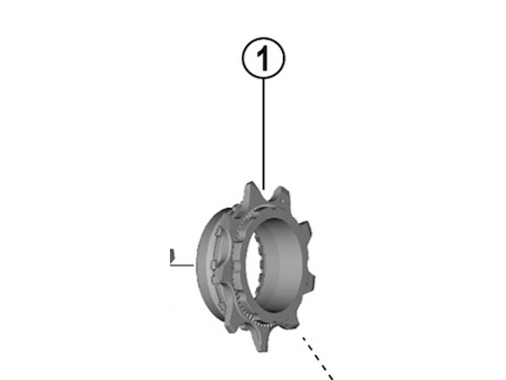 Xtr M9200 Lock Ring Og Klinge 9 Tands Til 12 Gears Kassette fra Shimano