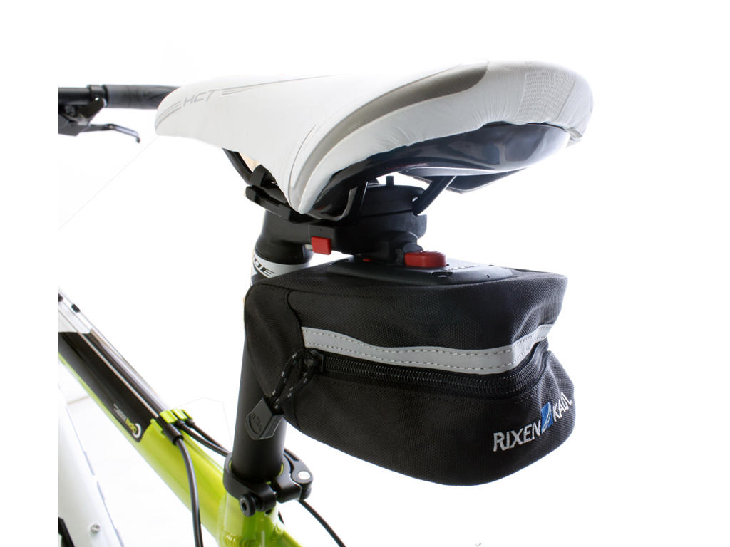 Sadeltaske   Sort 0,8 Liter fra Klickfix