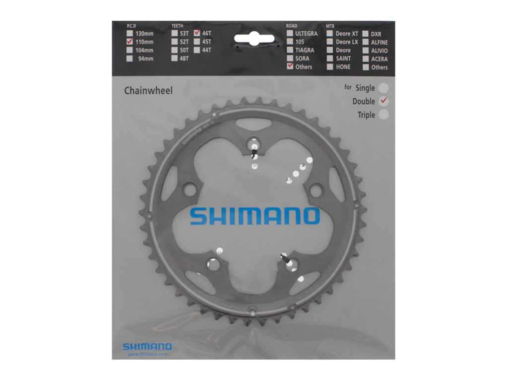 Cyclecross   46 Tands Klinge   Bcd110   Grå   Fc Cx50 fra Shimano