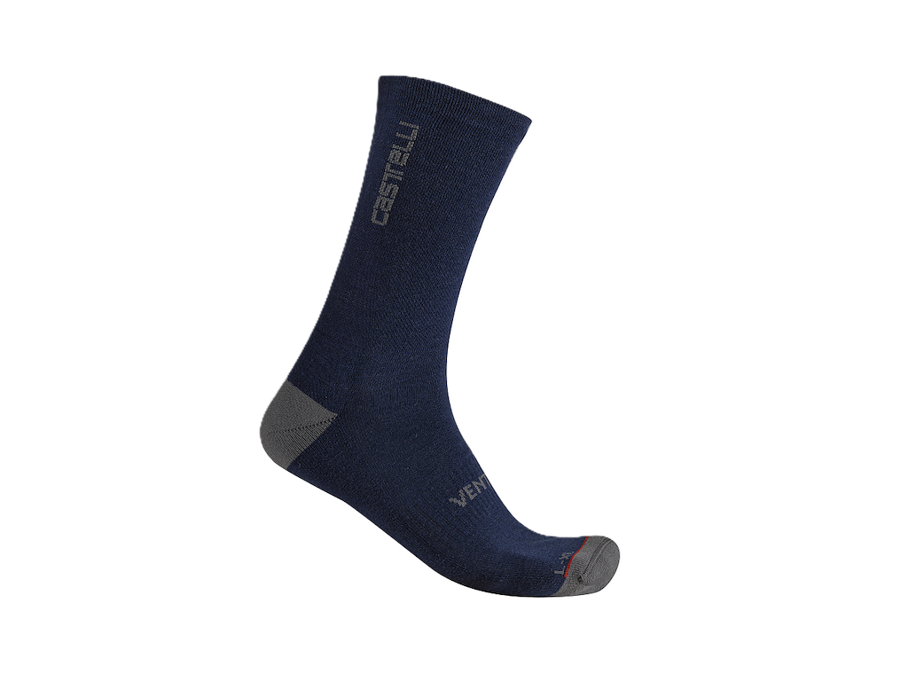 Venti Soft Merino Socks   Cykelstrømper   Belgian Blue   L Xl fra Castelli