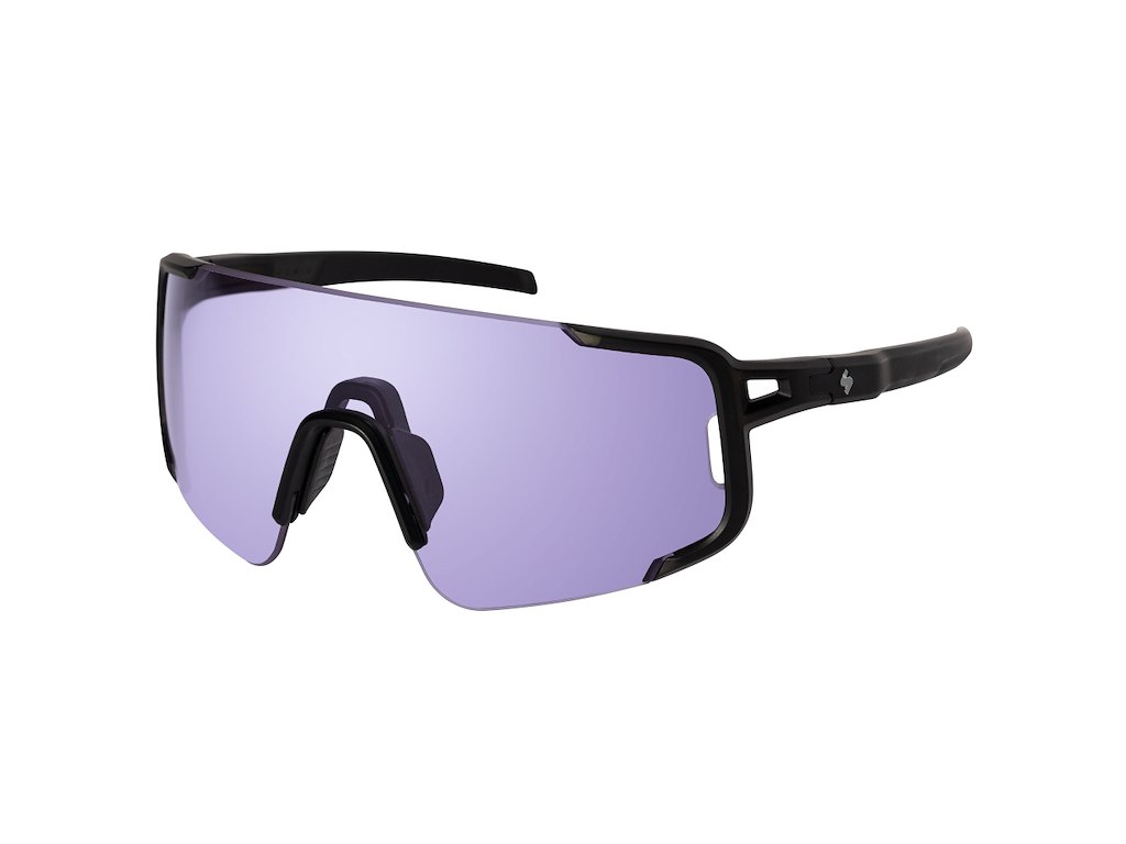Ronin Rig Reflect   Cykelbrille   Quartz Mat Crystal Sort fra Sweet Protection