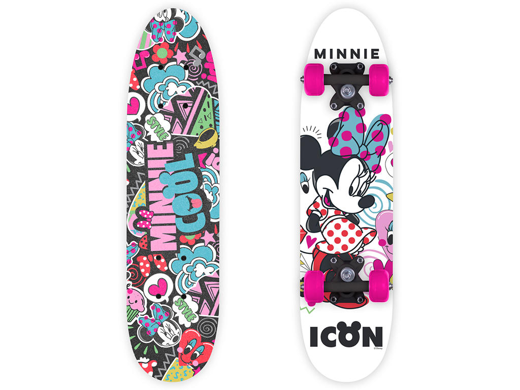 Minnie Mouse   Skateboard   Pink fra Seven