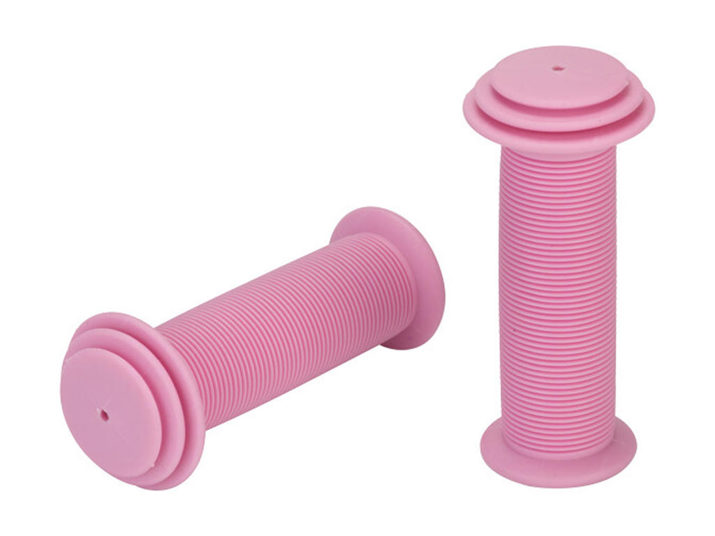 Håndtag Til Børnecykler   100mm   2 Stk   Pink fra Xlc