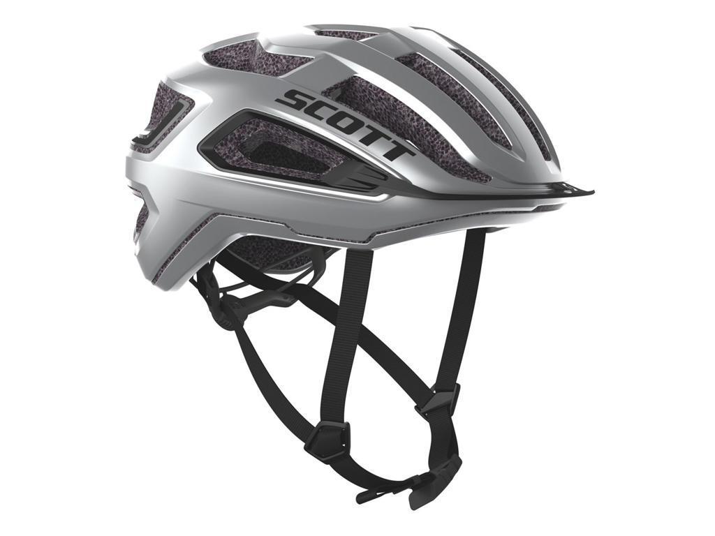 Arx   Cykelhjelm   Vogue Silver Black   Str. 59 61 Cm fra Scott