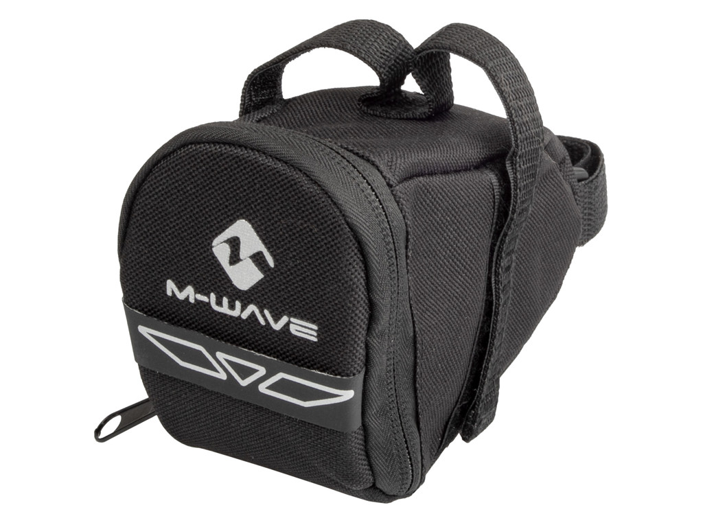 M Wave Tilburg S   Cykeltaske Til Sadel   Velcro Montering   Sort fra M-wave