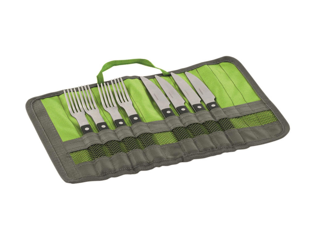Bbq Cutlery Set   Bestik Til 4 Personer   Sort fra Outwell
