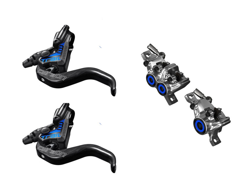 Mt Trail Sl   Hydraulisk Bremsesæt   Flatmount   For Bag   Sort fra Magura
