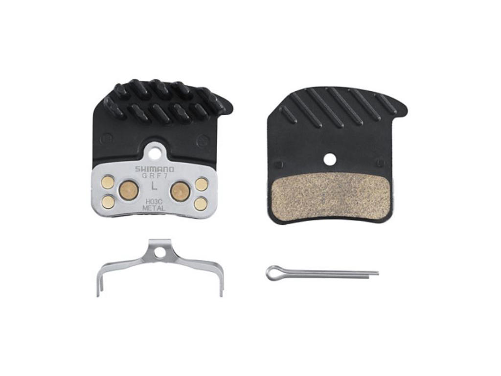 H03c Mf   Metal Bremseklodser Til Zee Saint fra Shimano