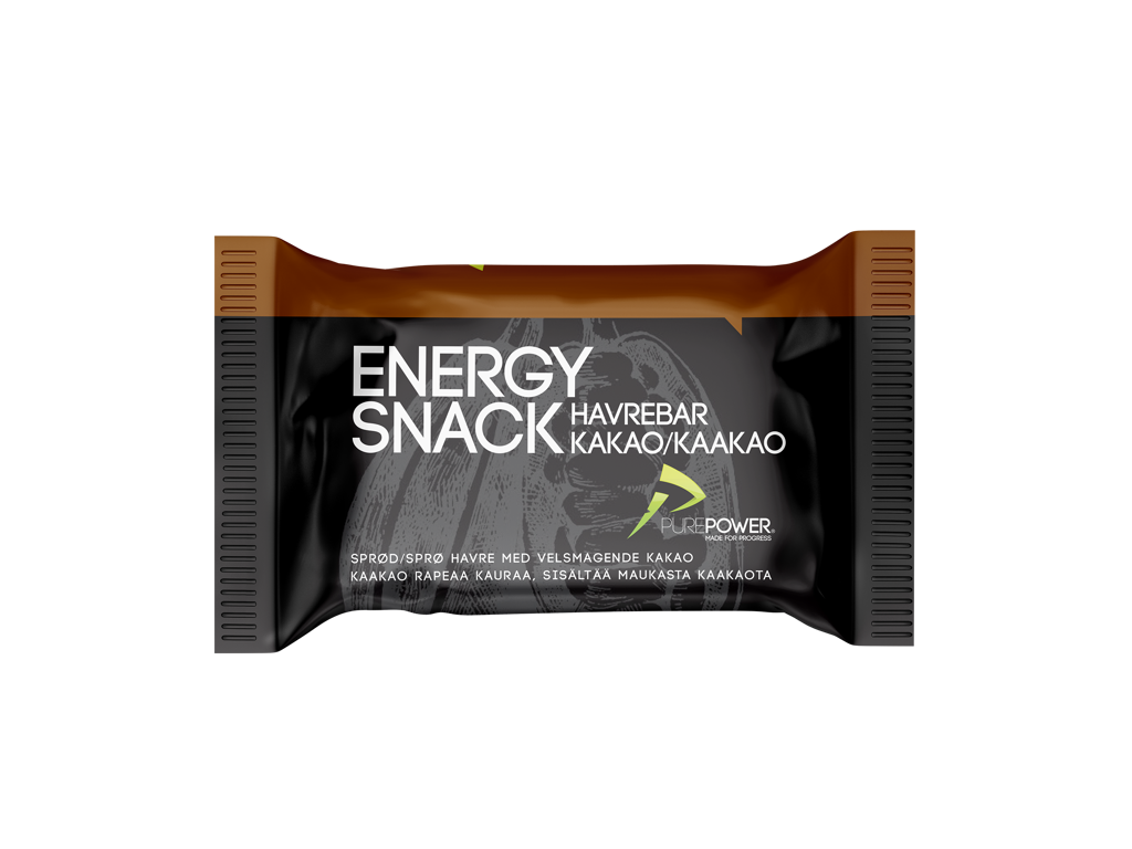 Energy Snack   Kakao 60 Gram fra Purepower