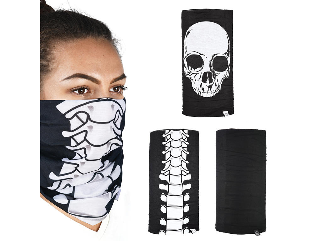 Halsedisse   3 Stk. Pakke   Polyester   One Size   Skeleton fra Oxc