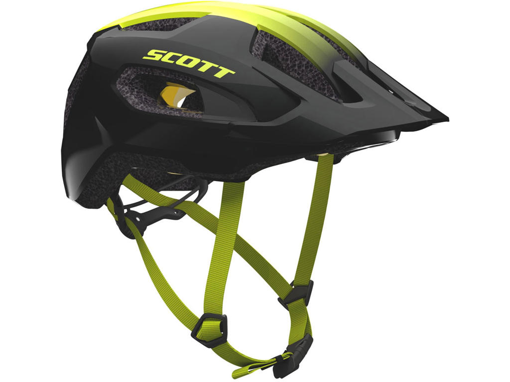 Supra Plus   Cykelhjelm   Black Radium Yellow   Str. 56 61 Cm fra Scott