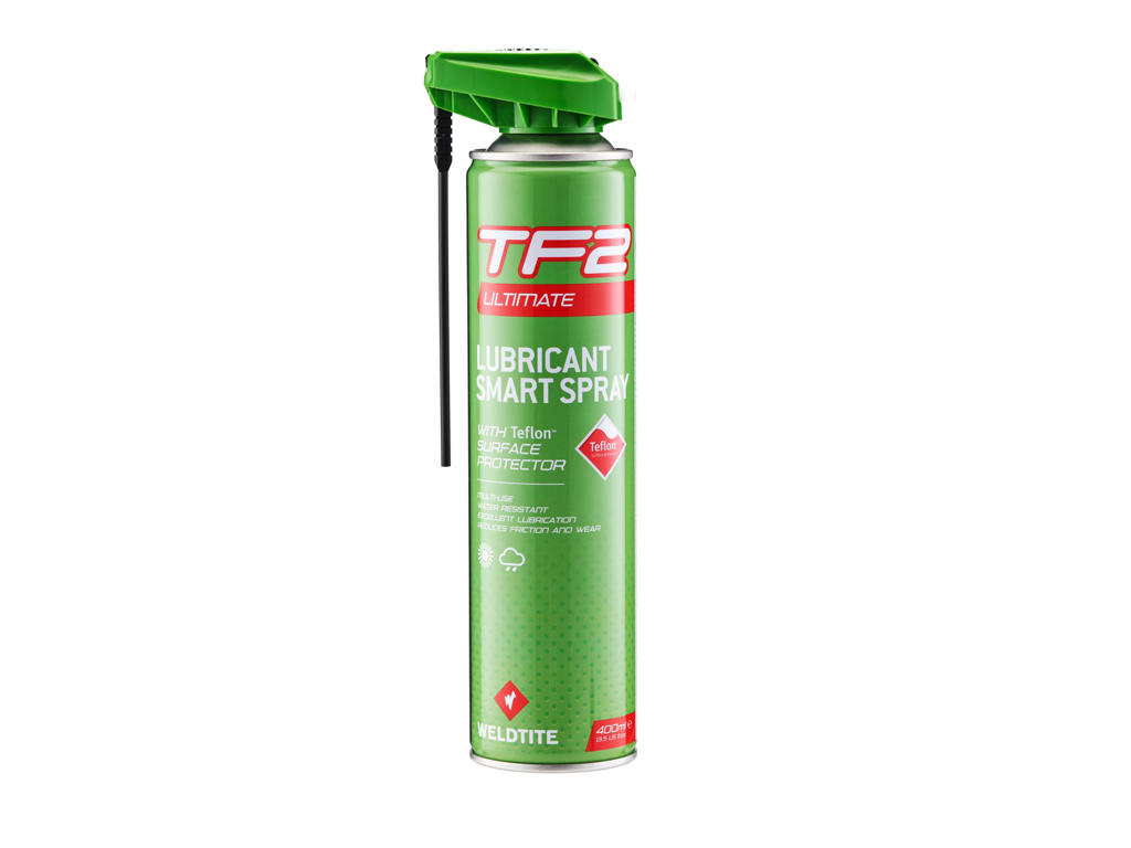 Tf2   Kædespray Med Teflon   Multispray   400 Ml fra Weldtite