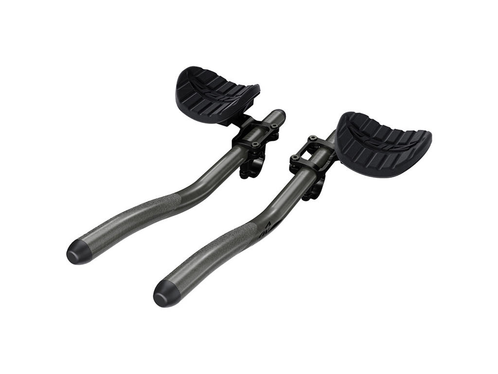 Vuka Clip Carbon Race   Justerbar Tri Bøjle   Passer Til ø31,8 Mm Styr   Sort fra Zipp