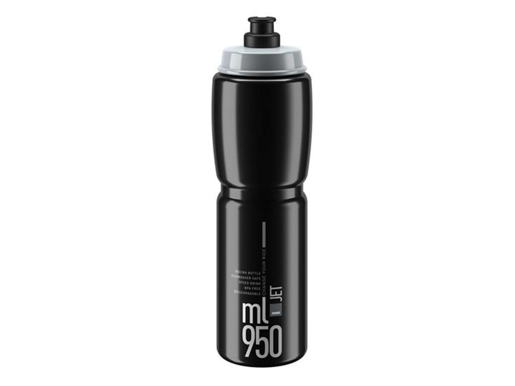 Jet   Drikkedunk   950ml   100% Biologisk Nedbrydelig   Sort Med Grå Logo fra Elite