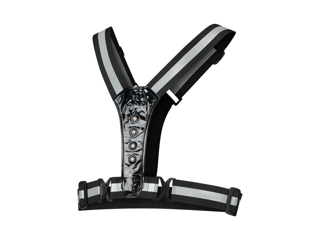 Sports Led Vest   Sort   One Size fra Rogelli