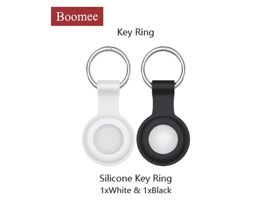 Boomee Itag Nøgleringe   Kompatibel Med Itag & Apples Airtag   2 Stk fra Bomee