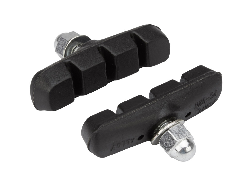 Bremsesko Road Og Mtb 55mm Lang    1 Par Sort fra Point