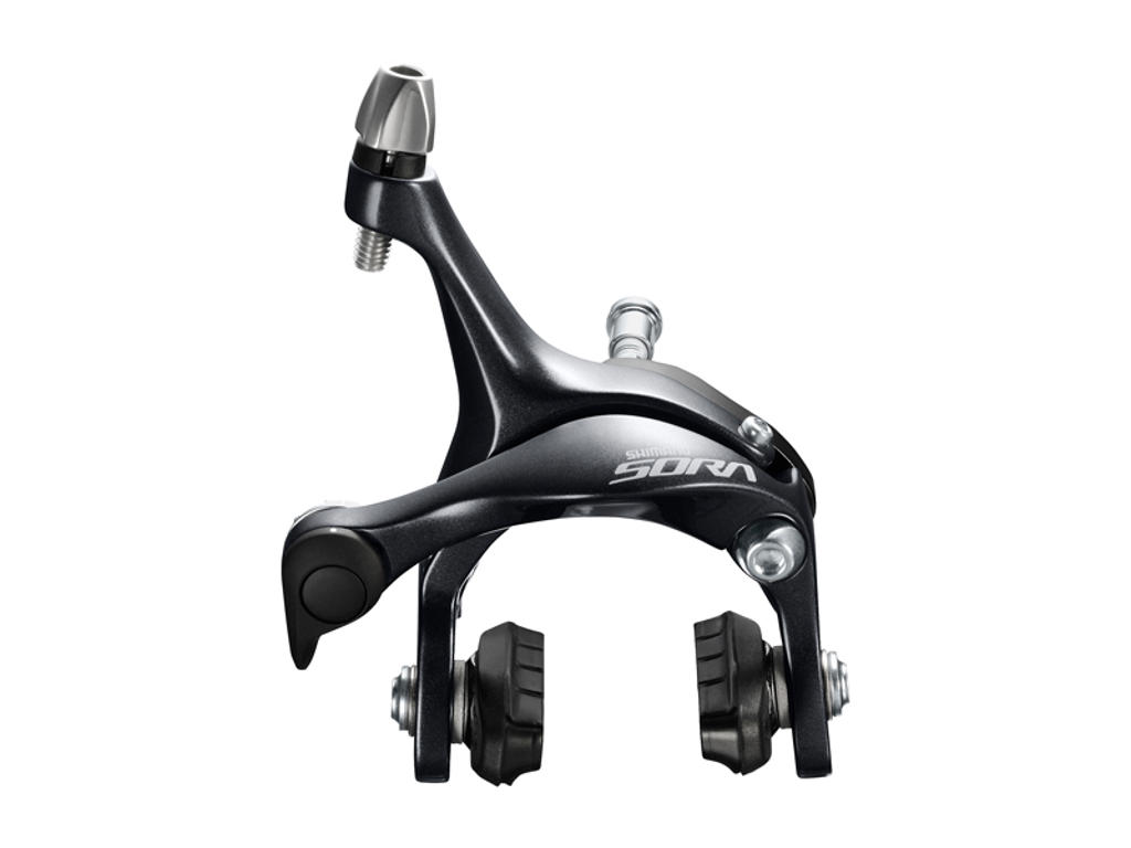 Sora Br R3000   Bremseklo Front   Sort fra Shimano