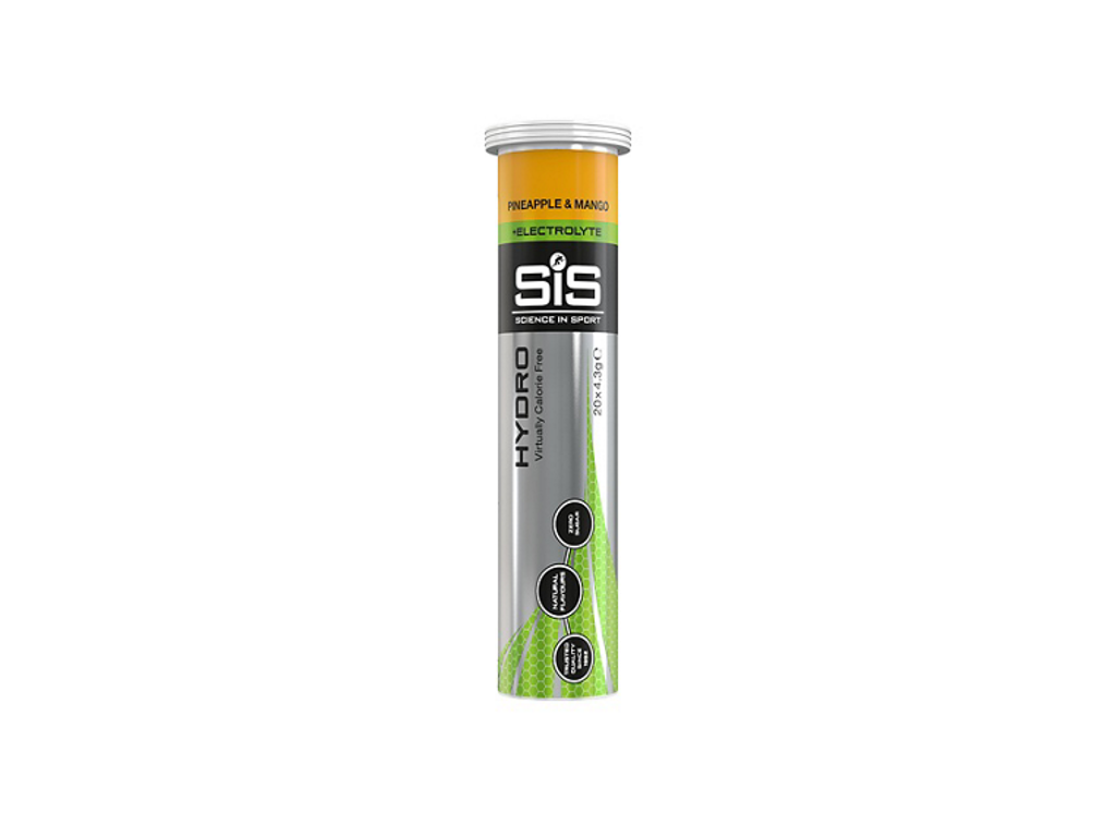 Sis Go   Hydro Tabletter   Ananas Og Mango   Rør Med 20 Elektrolyttabletter A 4 Gram fra Sis Science In Sport