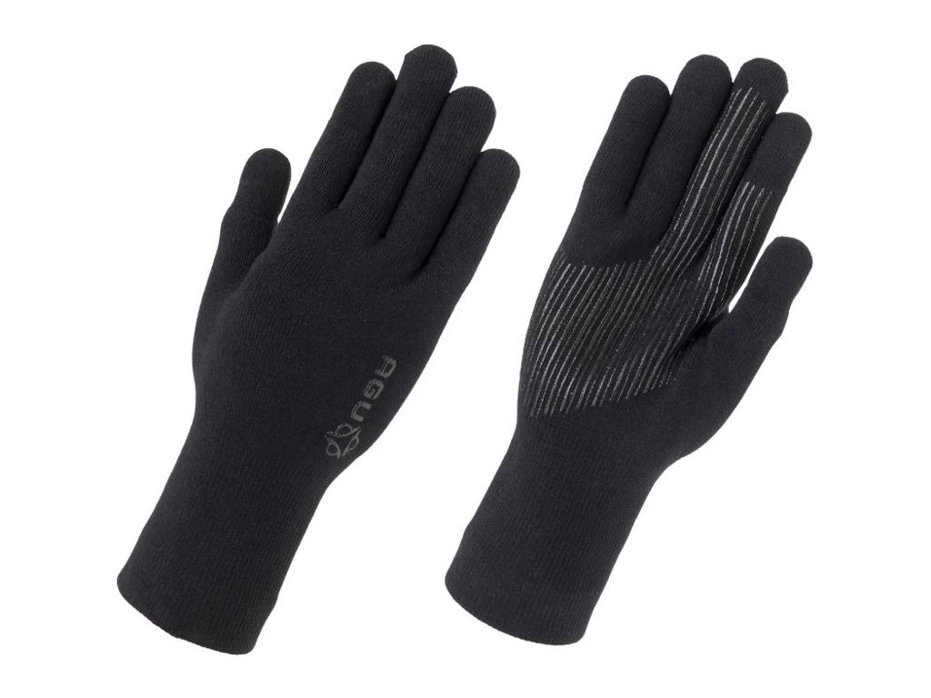 Merino Knit   Cykelhandsker   Sort   Str. Xl fra Agu