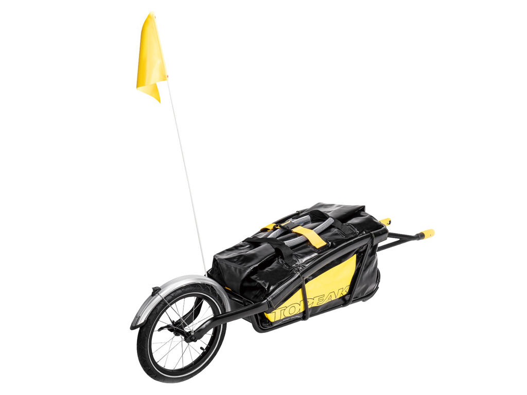 Journey Trailer Tx Med Drybag   Cykeltrailer   Thru Axle fra Topeak