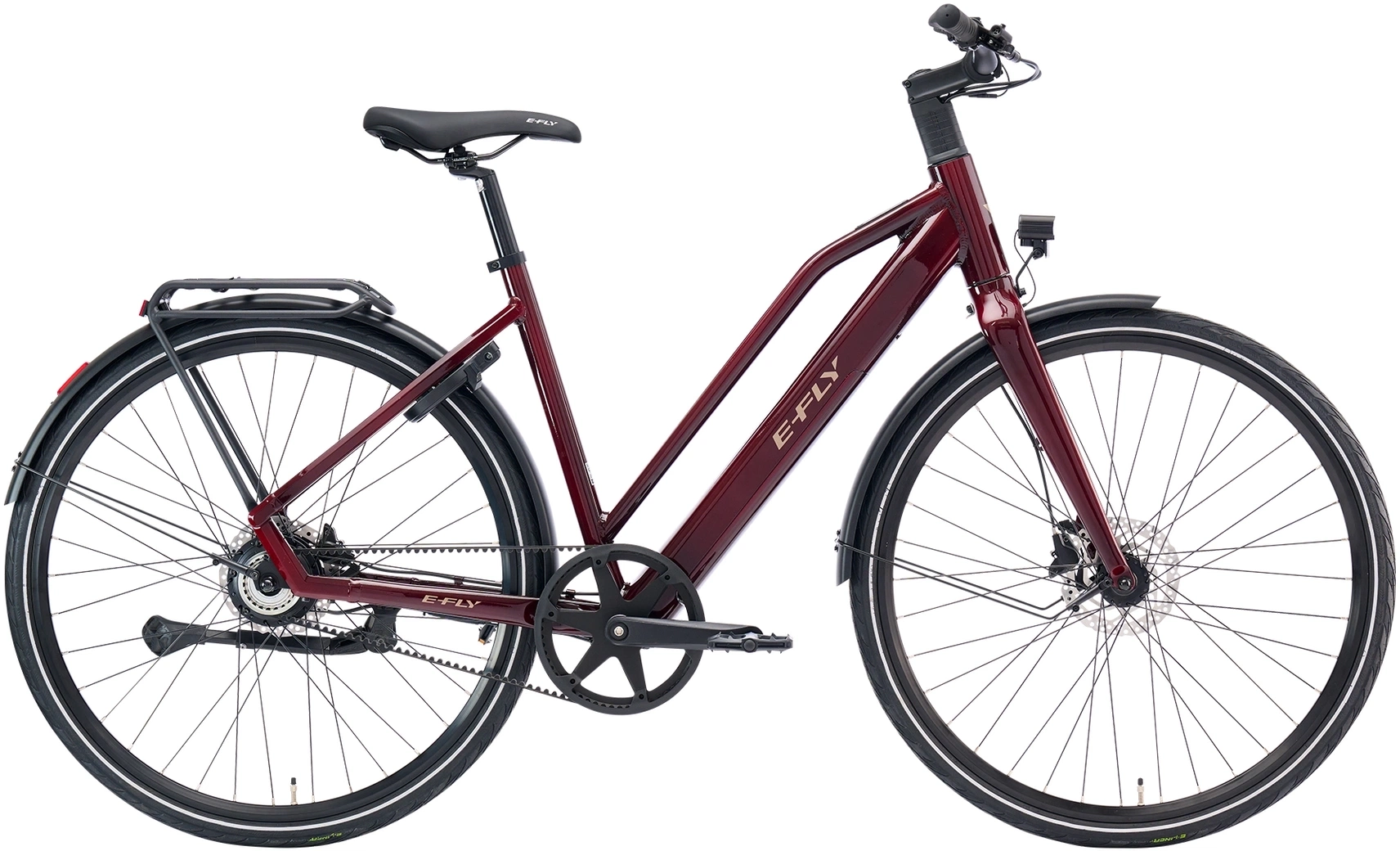 E Fly Eos Dame 2026   Merlot Red Metallic fra E-fly