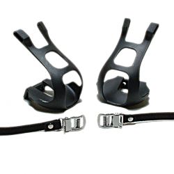 Oxford Atb Bf Tåklamper Og Rem Black (pair)   Cykelreservedele fra Oxc
