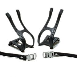 Oxford Atb Tåklamper Og Remme Black (pair)   Cykelreservedele fra Oxc