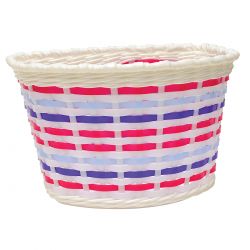 Oxford Basket Front Woven Junior Multi Color   Cykelkurv fra Oxc