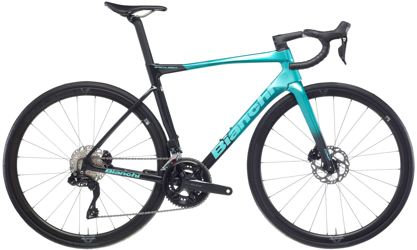 Specialissima Comp 105 Di2 2026   Sort Turkis fra Bianchi