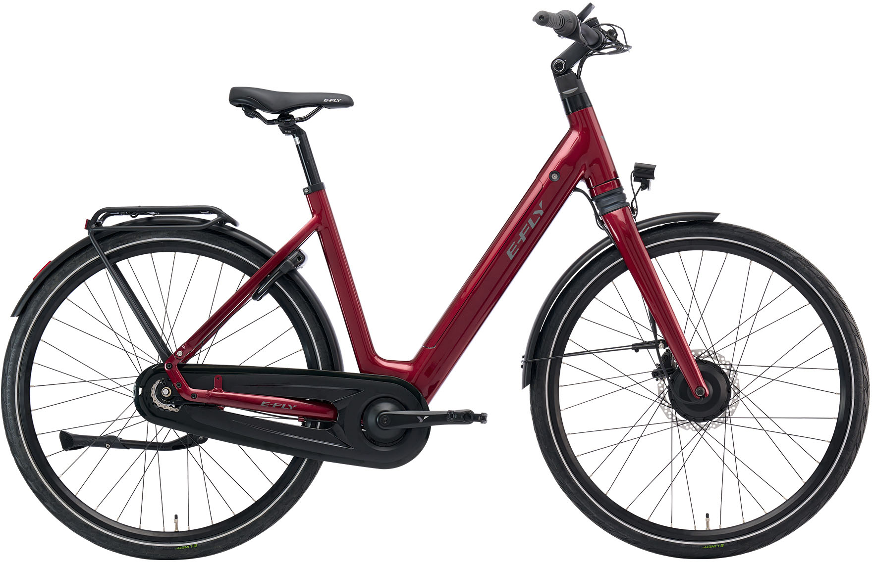E Fly Orion Dame 2026   Classic Red Metallic fra E-fly
