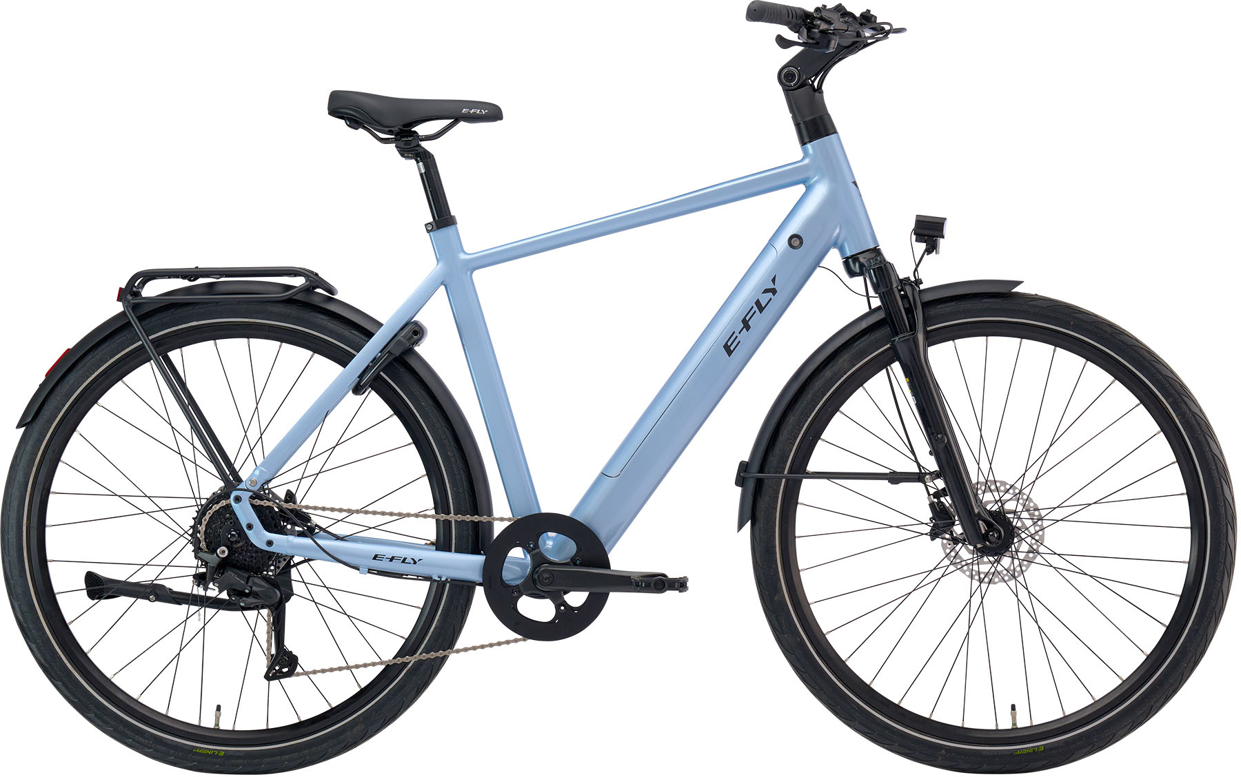 E Fly Titan Herre 2026   Frost Blue Metallic fra E-fly
